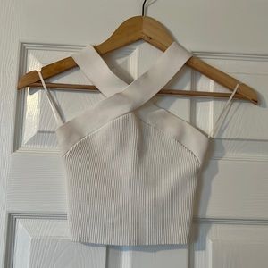 Aritzia Ribbed Halter Top
